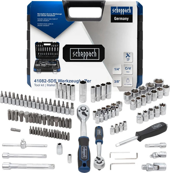Изображение товара Универсальный набор инструментов Scheppach Sch-41082-5DS (60771)