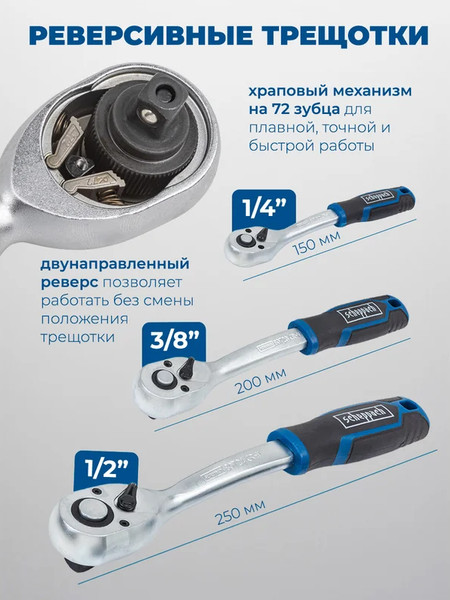 Изображение товара Универсальный набор инструментов Scheppach Sch-41802-5 (60806)