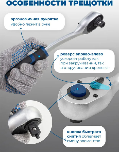 Изображение товара Универсальный набор инструментов Scheppach Sch-41793-5 (60808)