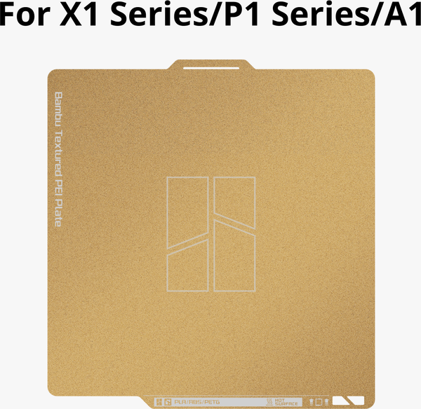 Изображение товара Пластина для 3D-печати Bambu Lab С текстурным покрытием PEI для печати 256x256мм / FAP007