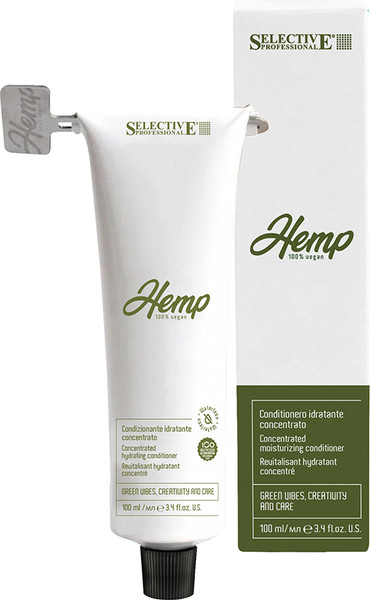 Изображение товара Кондиционер для волос Selective Professional Hemp Увлажняющий с концентрированной формулой (100мл)