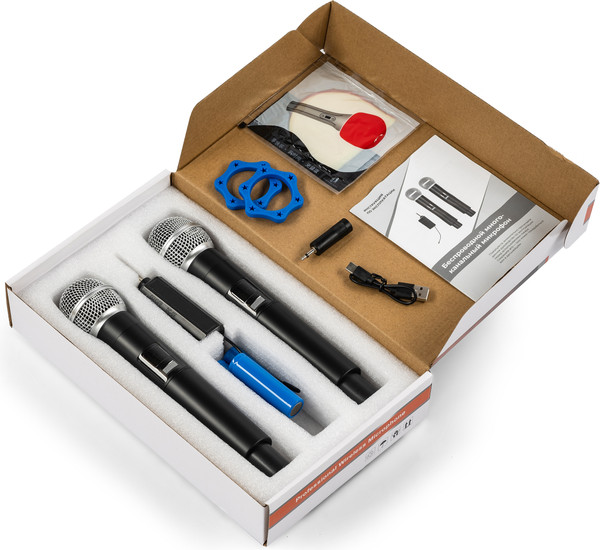 Изображение товара Радиосистема микрофонная ROKSO RMS-В2