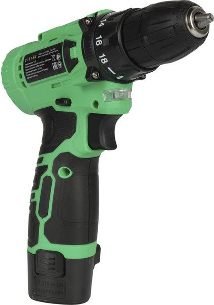 Изображение товара Аккумуляторная дрель-шуруповерт Zitrek Green 12-Li Plus / 083-1114