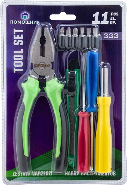 Изображение товара Универсальный набор инструментов Помощник 333 (60893)