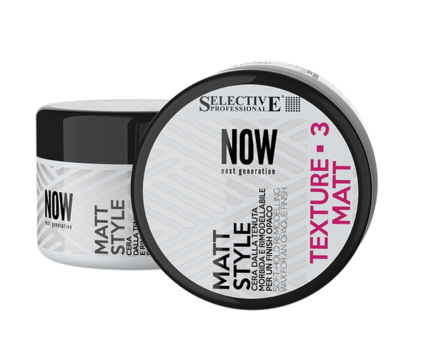 Изображение товара Воск для укладки волос Selective Professional Now Next Generation Matt Style Реструктурирующий (100мл)