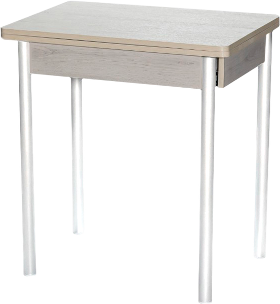 Изображение товара Обеденный стол Древпром Компакт ДП1-01-08 50-100x70 (самерсет/белый матовый)