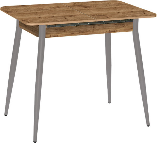 Изображение товара Обеденный стол Древпром М148 Верас ДП1-01-17 75x110-150 (дуб вотан/металлик)