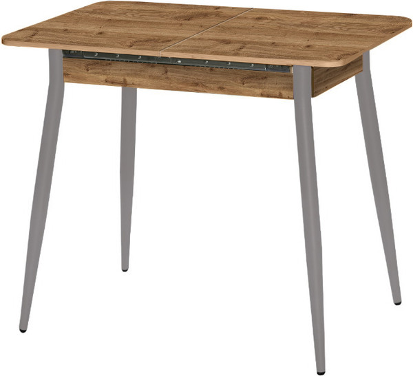 Изображение товара Обеденный стол Древпром М148 Верас ДП1-01-17 75x110-150 (дуб вотан/металлик)