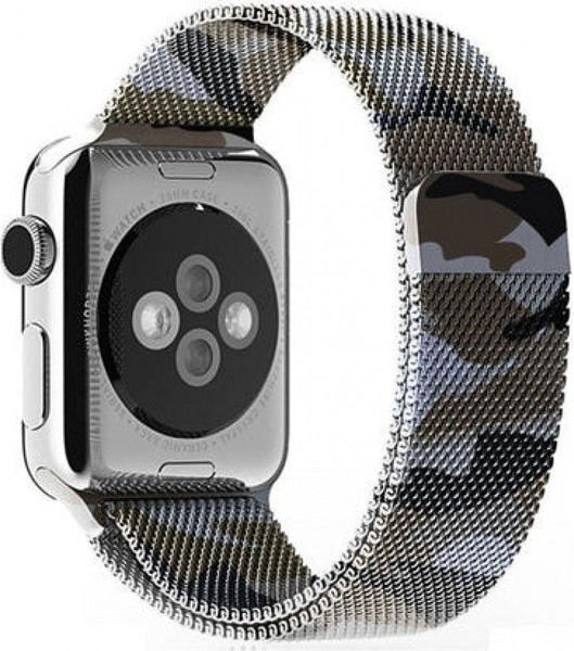 Изображение товара Ремешок для умных часов Rumi Milanese Loop для Apple Watch 42/44/45мм (камуфляж коричневый)
