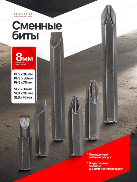 Изображение товара Отвертка RockForce 60 933 / RF-5064D