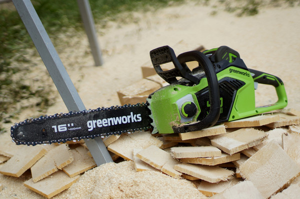 Изображение товара Пила цепная аккумуляторная Greenworks GD40CS18 / 2005807UG