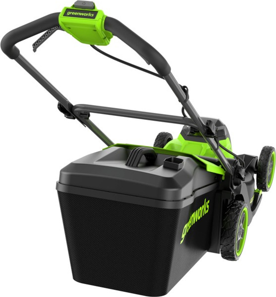 Изображение товара Газонокосилка аккумуляторная Greenworks GD40LM411 40V 41см / 2521007UG (c АКБ 5Ач и ЗУ)