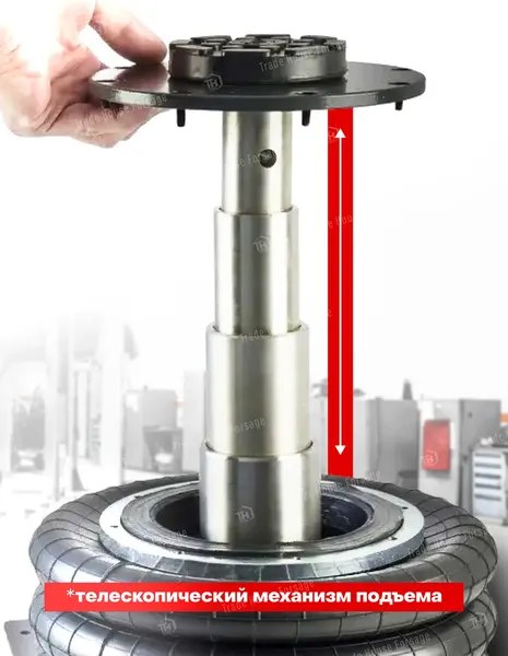 Изображение товара Подкатной домкрат Patron 60 956 / P-YHQD-3WT-270B (3.5)