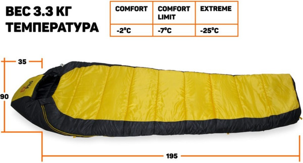 Изображение товара Спальный мешок Ex-Pro Siberia 7EXSSBE