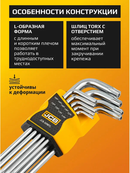 Изображение товара Набор ключей JCB JCB-5098TL (60964)