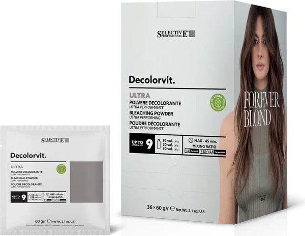 Изображение товара Порошок для осветления волос Selective Professional Decolorvit Ultra экстра эффективный (60г)