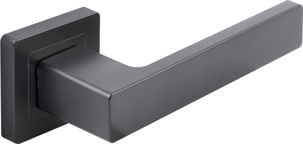 Изображение товара Ручка дверная Стандарт P72 BL (матовый черный квадрат)