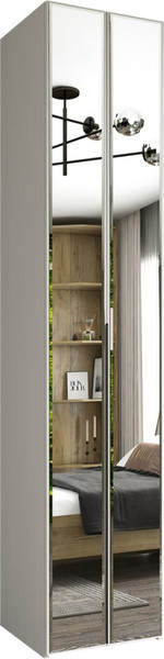 Изображение товара Шкаф-гармошка Евва Лайн ЛН-1D.560.01(2Z) (бодега белый)