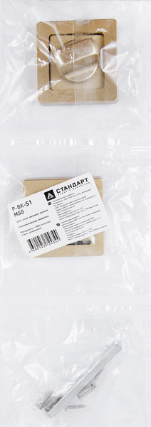 Изображение товара Фиксатор дверной защелки Стандарт P-BK-S1 MSG (матовое золото)