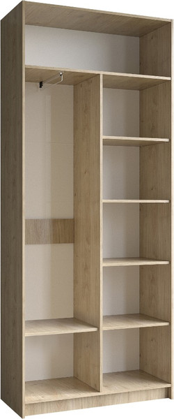 Изображение товара Шкаф-гармошка Евва Лайн ЛН-2D.450.02(0Z/0Z) (гикори кингстон)