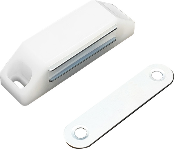 Изображение товара Защелка мебельная StahlBuro L-60 h-15 (4шт, белый)