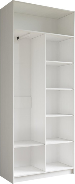 Изображение товара Шкаф-гармошка Евва Лайн ЛН-2D.450.02(0Z/0Z) (бодега белый)