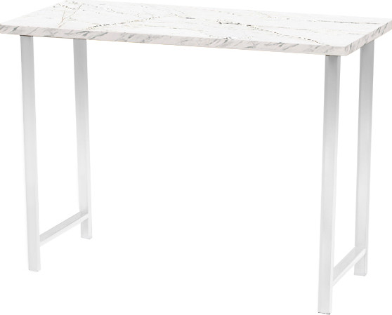 Изображение товара Консольный столик Древпром М94 ДП1-02-04 120x50x88 (оникс/белый матовый)