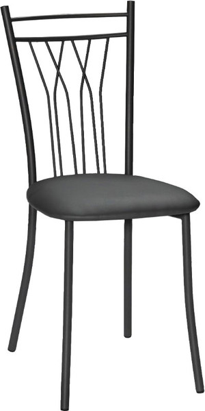 Изображение товара Стул Древпром Премьер ДП2-18 (черный матовый/темно-серый)