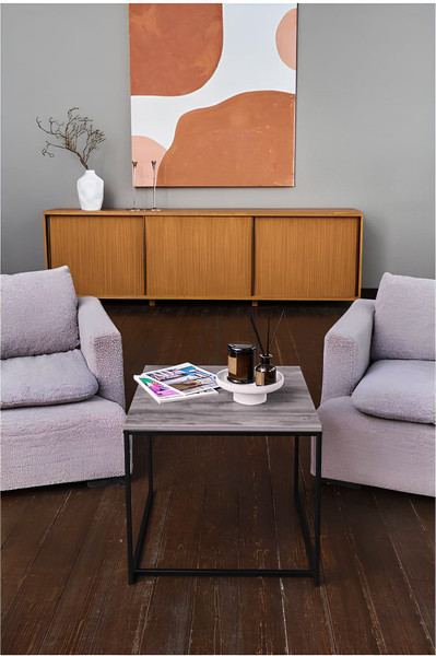 Изображение товара Журнальный столик Древпром М93 ДП1-02-07 54x54x47.5 (сосна пасадена)