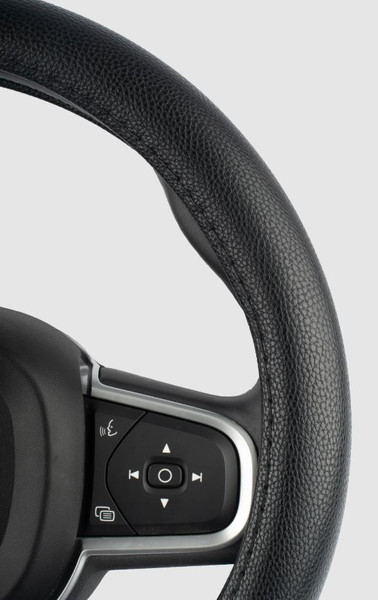 Изображение товара Оплетка на руль Migas 1 шов Гладкая р. 37-39 / 001 (экокожа, черный)