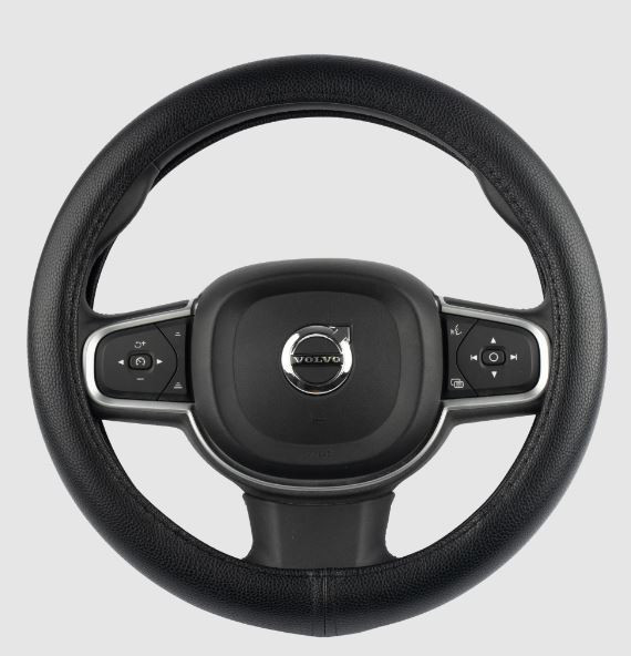 Изображение товара Оплетка на руль Migas 1 шов Гладкая р. 37-39 / 001 (экокожа, черный)