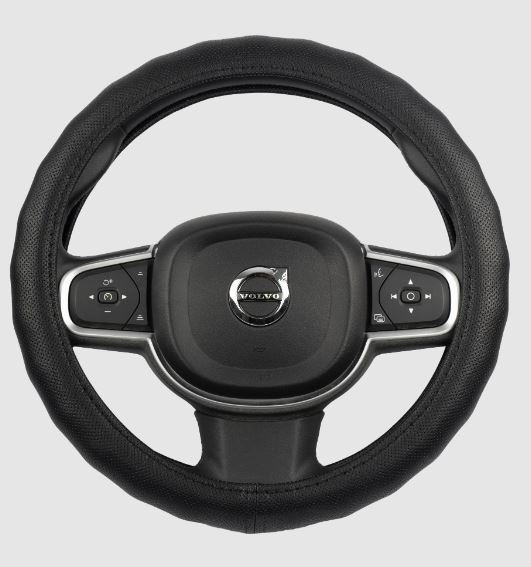 Изображение товара Оплетка на руль Migas 1 шов Перфорация р. 37-39 / 013 (кожа, черный)