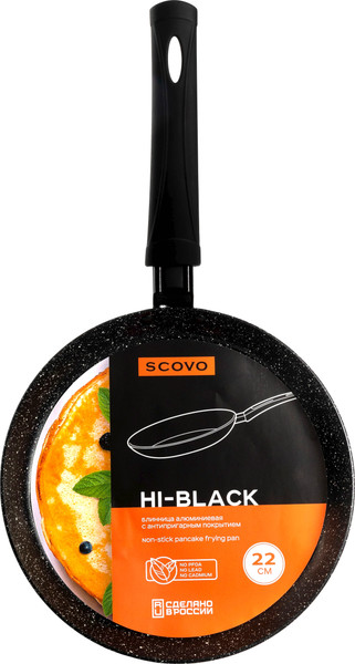 Изображение товара Блинная сковорода Scovo Hi-Black HB-039