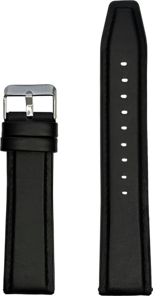 Изображение товара Ремешок для умных часов Rumi Comfort с силиконовой подкладкой 22мм (черный)