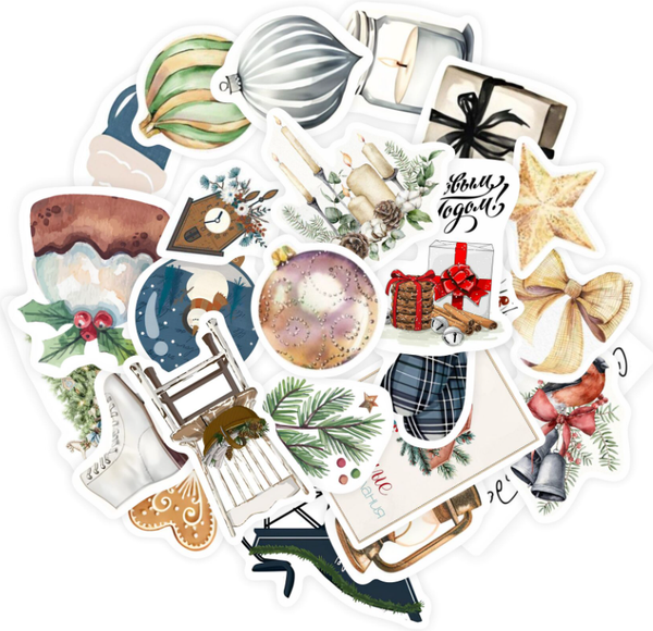 Изображение товара Набор наклеек Nalepking Новогодние 3 / RSTPA6_0541