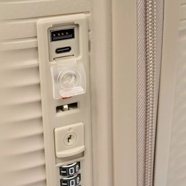 Изображение товара Чемодан на колесах Francesco Molinary 344-012/2-20BEG (бежевый)