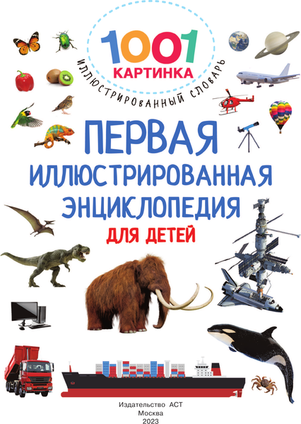 Изображение товара Энциклопедия АСТ Первая иллюстрированная энциклопедия для детей, твердая обложка (Дмитриева Валентина)