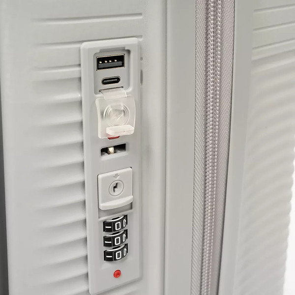 Изображение товара Чемодан на колесах Francesco Molinary 344-012/2-20SLV (серебристый)