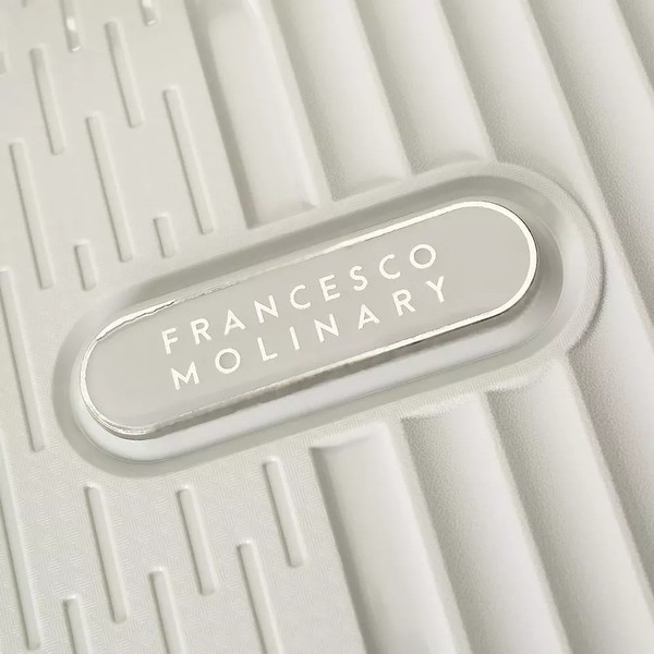 Изображение товара Чемодан на колесах Francesco Molinary 344-012/2-20SLV (серебристый)