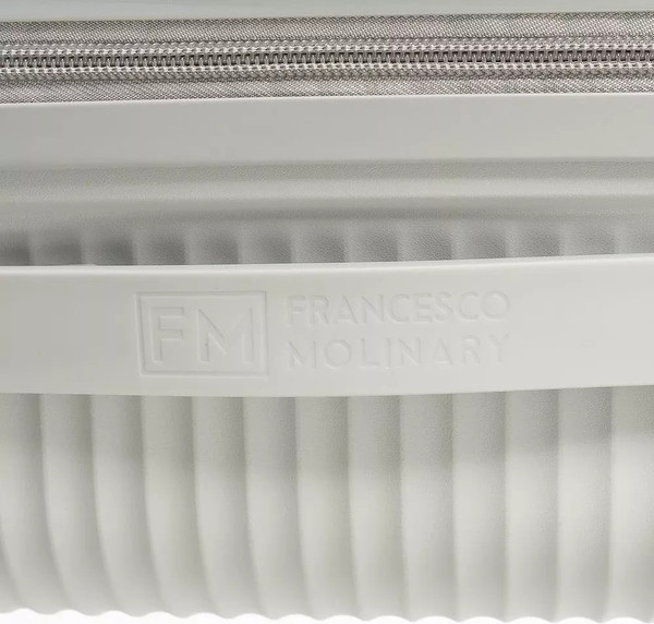 Изображение товара Чемодан на колесах Francesco Molinary 344-012/2-20SLV (серебристый)
