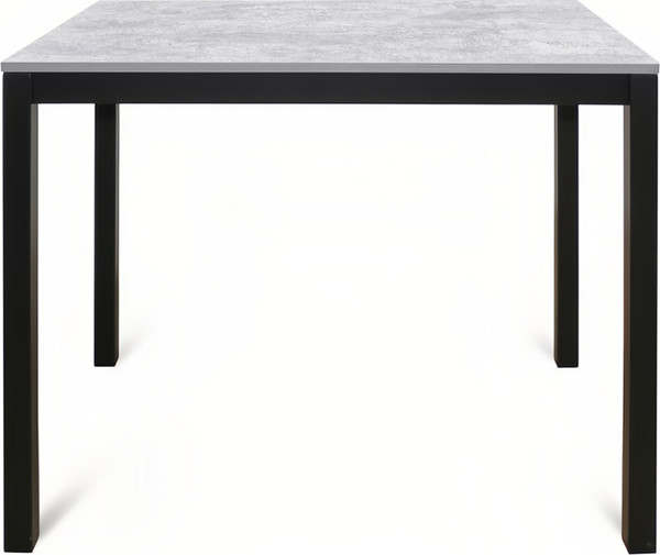 Изображение товара Обеденный стол Древпром М169 Симпл 2 ДП1-03-16 110x68 (бетон метрополитан/черный)