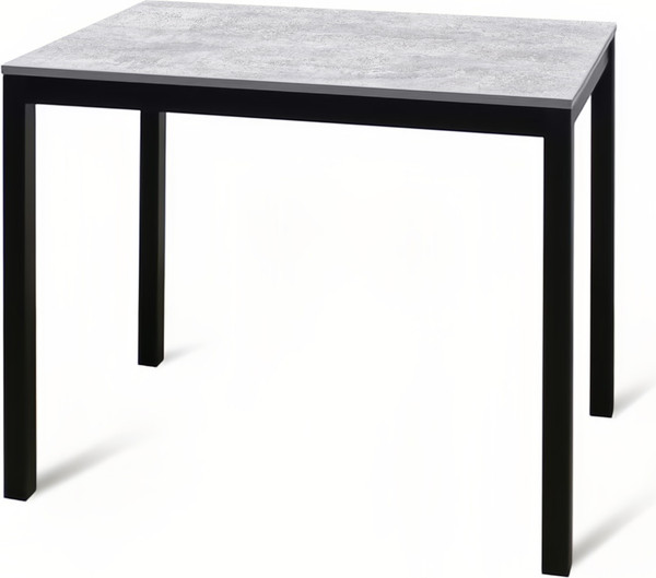 Изображение товара Обеденный стол Древпром М169 Симпл 2 ДП1-03-16 110x68 (бетон метрополитан/черный)