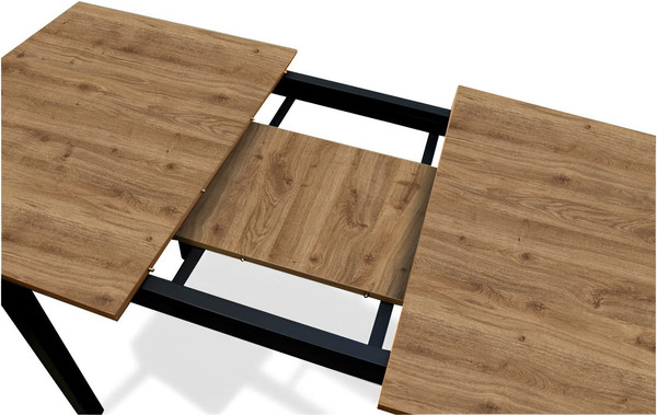 Изображение товара Обеденный стол Древпром М167 Пронто ДП1-03-17 68x110-140 (дуб вотан/черный)