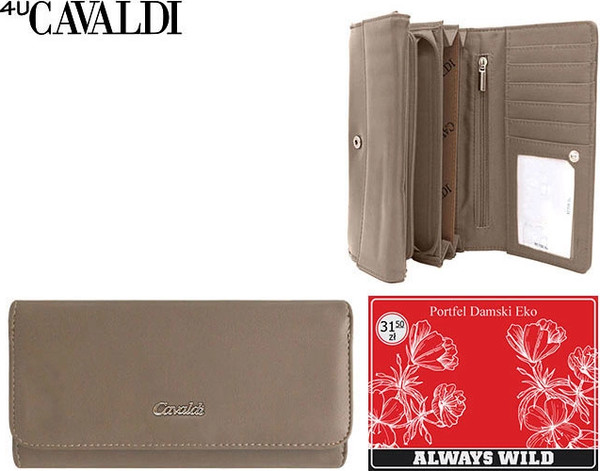 Изображение товара Портмоне Cedar 4U Cavaldi / N012-APU-BL (бежевый)