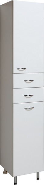 Изображение товара Шкаф-пенал для ванной Runo 40 правый с корзиной для белья (напольный)