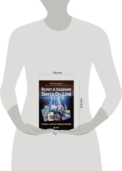 Изображение товара Книга Бомбора Взлет и падение Sierra On-Line, твердая обложка (Уильямс Кен)