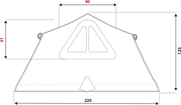 Изображение товара Палатка на крышу автомобиля Autohome Overland Large / OLS/03 (карбон)