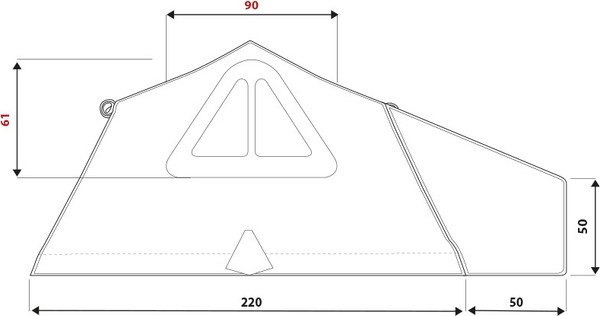 Изображение товара Палатка на крышу автомобиля Autohome Overland Large / OLS/03 (карбон)