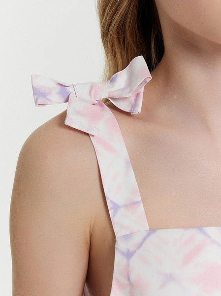 Изображение товара Комплект детской одежды Mark Formelle 397752 (р.122-60, розовые разводы на белом)