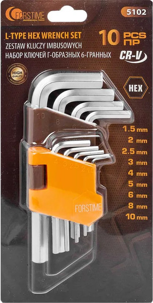 Изображение товара Набор ключей Forstime FT-5102 (61121)